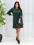 Платье женское Элегантность(темно-зеленое) распродажа