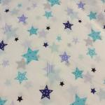 Плательная ткань сатин рисунок «Звезды»