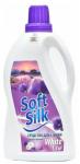 SOFT SILK Средство для стирки белого белья White 1.5л