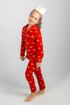 Пижама с брюками для девочки Империал-Кант Красный