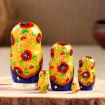 Матрешка  "Самовар", 5 кукольная, 10-11 см