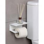 Держатель для туалетной бумаги ЛОФТ, 160*110*85 мм, цвет белый