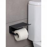 Держатель для туалетной бумаги ЛОФТ, 160*110*85 мм, цвет черный