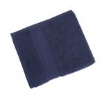 Махровое гладкокрашеное полотенце 40*70 см 460 г/м2 (Темно-синий)
