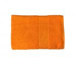 Махровое гладкокрашеное полотенце 100*150 см 400 г/м2 (Апельсиновый)