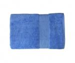 Махровое гладкокрашеное полотенце 100*150 см 400 г/м2 (Голубой)