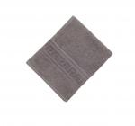 Махровое гладкокрашеное полотенце 50*90 см 380 г/м2 (Серый)