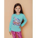 Футболка LOL д/д с дл.рук.ROCK бирюзовая 134