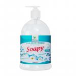 Крем-мыло жидкое "Soapy" увлажняющее с дозатором 1000 мл. Clean&Green CG8096