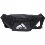 Сумка на пояс "Ultramarine - Sports Style", цвет черный, 4 кармана, 29*13*7см