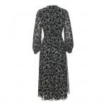 Платье женское с поясом MIST миди, размер 44, чёрный
