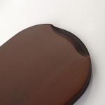 Набор стеклянных конфетниц «Натурэль», на деревянной подставке, 200 мл, 30,5*10,5 см, 3 шт