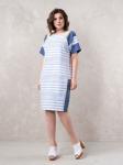 Платье Avanti 1200-8 белый/голубой