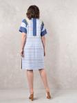 Платье Avanti 1200-8 белый/голубой