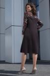 Платье Avanti 1287-5 черный/бордовый