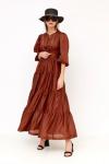 Платье LAKBI 53450 коричневый
