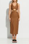 Платье LAKBI 53425-Р коричневый
