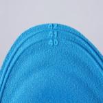 Стельки для обуви, универсальные, влаговпитывающие, 40-42 р-р, пара, цвет голубой