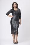 Платье Avanti 1045-1 черный/графит