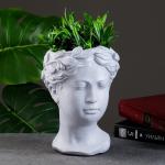 Горшок "Альва" серый, 22х17х17см