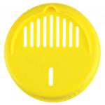 Крышка пластмассовая для слива винтовая (твист-офф) д100мм, хозяйственная, желтый (Россия)