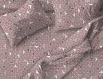 Комплект постельного белья Евростандарт, бязь "Комфорт" (Треугольники, мокко)