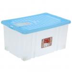Ящик для хранения с крышкой Darel-box, 56 л, 60_40_31 см, цвет МИКС