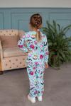 Пижама с брюками для девочки Вкусняшки Мятный