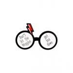 Гарри Поттер | Значок "Не дай магглам сбить тебя с пути", р-р 1,5х2,8см