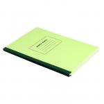 Книга учета, 96 листов, обложка картон 7Б, блок ГАЗЕТНЫЙ, линия, цвет зеленый (имитация)