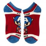 Marvel Comics | Укороченные носки "Капитан Америка", р-р 36-40