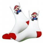 Марио | Носки "Марио", р-р 36-39 (белый/красный)