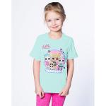 Футболка LOL с коротким рукавом БЛЕСК бирюза 116