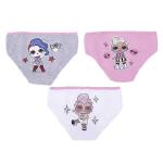 KT-2D20-L-134-140 Комплект трусов LOL, 3шт