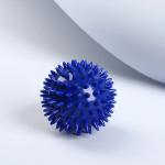 Массажный мяч универсальный, d = 6,5 см, цвет синий No brand