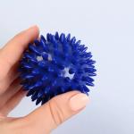 Массажный мяч универсальный, d = 6,5 см, цвет синий No brand