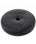 Диск пластиковый BB-203 d=26 мм, черный, 10 кг