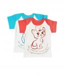 Комплект "Милые детишки" из 2-х футболок, короткий рукав