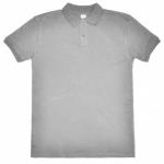 Рубашка-поло однотонная "Эконом", серый, (арт. PE01)
