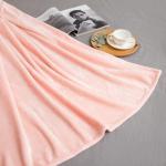 Плед "LoveLife" 100х140 см, велсофт, цвет пыльно-розовый, 100% п/э