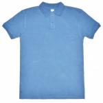 Рубашка-поло однотонная "Эконом", васильковый, (арт. PE01)