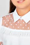 Блузка для девочки 0201 Белый