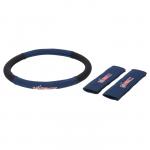 Авточехлы "Пиксели", анатомические, универсальные, 13 предметов, синие