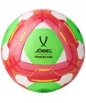 Мяч футбольный Primero Kids №3, белый/красный/зеленый
