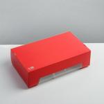 Коробка для эклеров с вкладышами «С новым годом!», 25,2 х 15 х 7 см