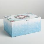 Складная коробка «Снежной зимы», 22 * 15 * 10 см