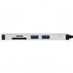Док-станция SunWind SW-DS032, Type C/ USB 2.0/ USB 3.0/ HDMI/ SD/ Micro SD