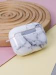 Чехол для AirPods Pro "Marble", white