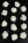 Головки цветов "Роза" мелкая 25 мм (100 шт) SF-2097, кремовый №2