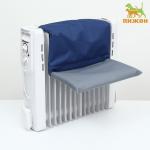 Гамак на батарею, оксфорд, нейлон,  44 х 40 х 25 см, синий
